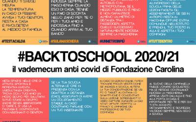 manifesto del vadaemecum anti-covid di Fondazione Carolina