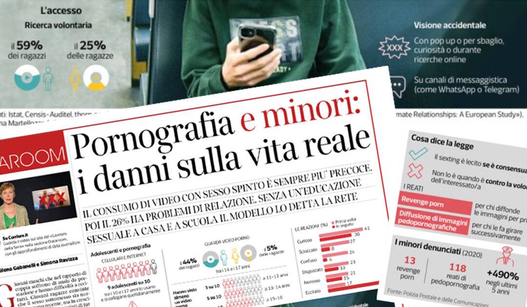 pornografia e minori copertina