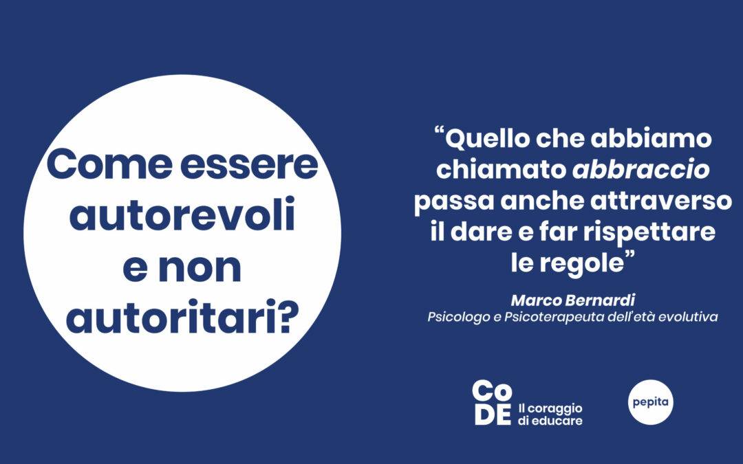 copertina con citazioni all'articolo il coraggio di educare