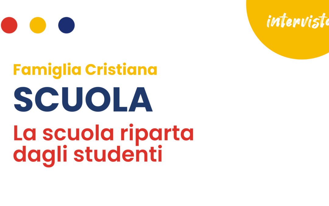 La scuola riparta dagli studenti